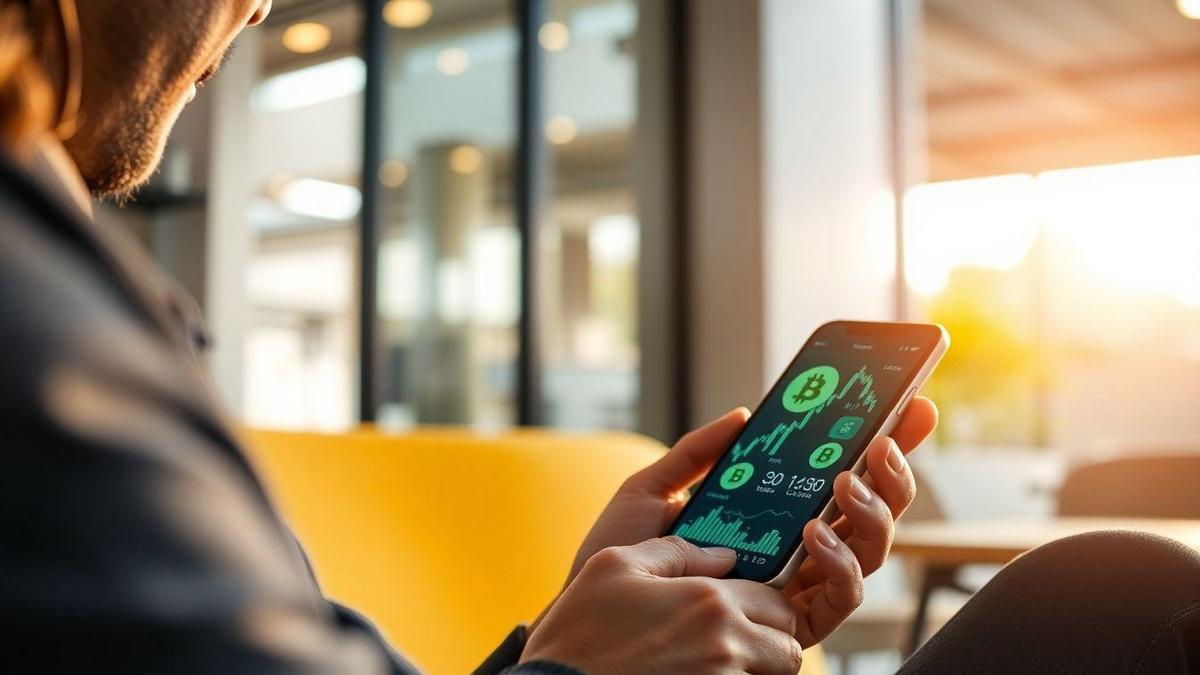Como investir em criptomoedas pelo celular fácil